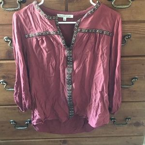 {Anthropologie} Daniel Rainn Blouse Top